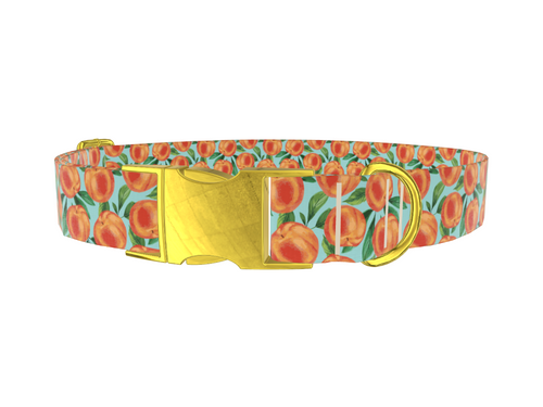 Peach Fruit Dog Collar
