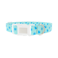 Winter Cat Dog Collar - plastic silver