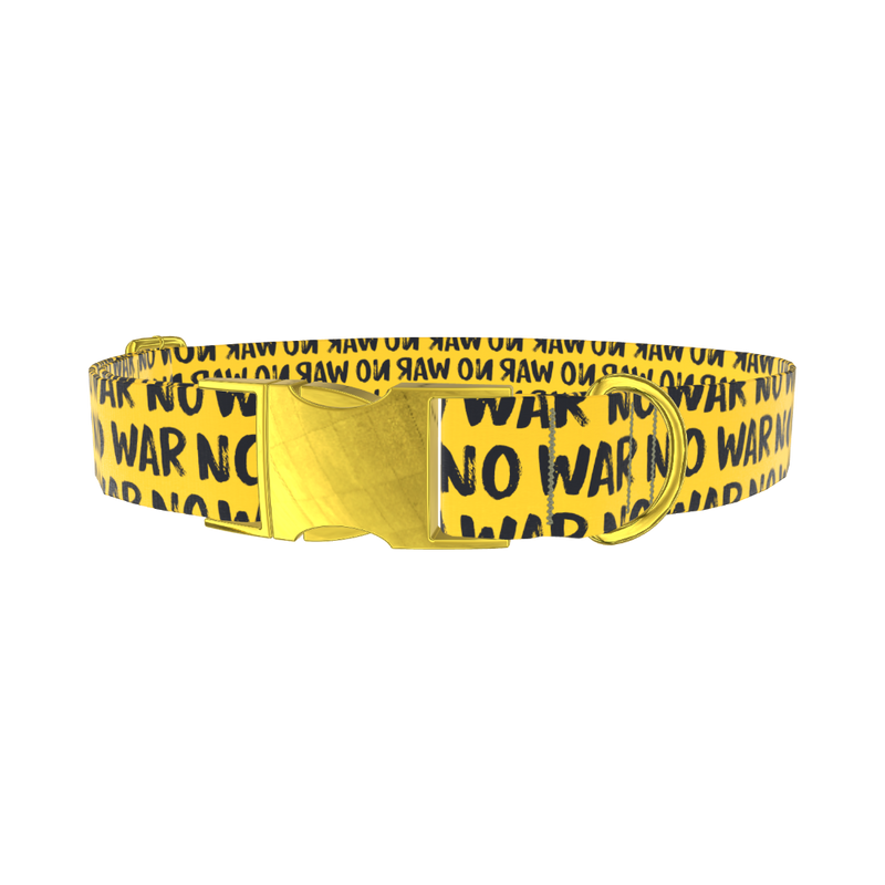 Bold Statement Dog Collar - metal rose gold