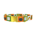 Rainbow Luck Dog Collar - metal gold