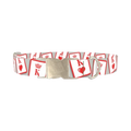 Playing Card Dog Collar - metal silver