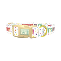 Birthday Confetti Dog Collar - plastic gold