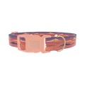 Sunset Ocean Dog Collar - plastic rose gold