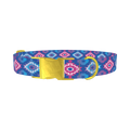 Ombre Tribal Diamond Dog Collar - metal gold