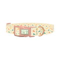 Colorful Reindeer Dog Collar - plastic rose gold