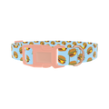 Burger Pattern Dog Collar - plastic rose gold