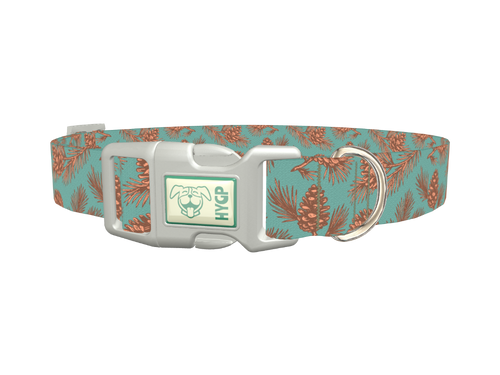 Christmas Pinecone Dog Collar