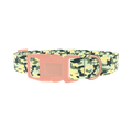 Light Green Camo Dog Collar - plastic rose gold