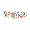 Balloon Animal Dog Collar - metal silver