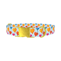 Valentine Heart Balloon Dog Collar - metal gold