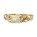 Botanical Branches Dog Collar - plastic gold