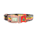 Key West Landmark Dog Collar - plastic gold