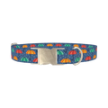 Umbrella Rain Dog Collar - metal silver