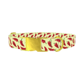 Red Chili Pepper Dog Collar - metal gold