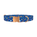 Starry Sky Dog Collar - metal rose gold