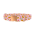 Chili Taco Dog Collar - metal rose gold
