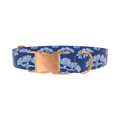 Japanese Tree Pattern Dog Collar - metal rose gold