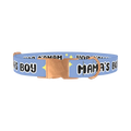 Mamas Boy Dog Collar - metal rose gold