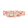 Autumn Rowanberry Dog Collar - plastic rose gold