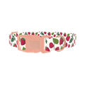 Raspberry Fruit Dog Collar - plastic rose gold