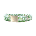 Tropical Jungle Dog Collar - metal gold