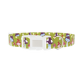 Whimsical Mushroom Dog Collar - plastic silver