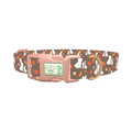 Autumn Bunny Dog Collar - plastic rose gold