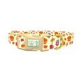 Thanksgiving Pie Dog Collar - plastic gold