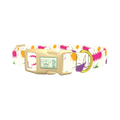Colorful Beetle Dog Collar - plastic gold