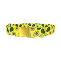 Avocado Fruit Dog Collar - metal gold