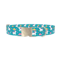 Unicorn Carousel Dog Collar - metal silver