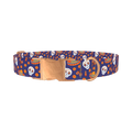Dia de Muertos Dog Collar - metal rose gold