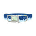 Christmas Forest Dog Collar - plastic silver