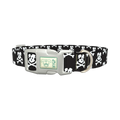 Pirate Dog Collar - plastic silver