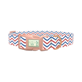 Patriotic Chevron Dog Collar - plastic rose gold