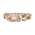 Tribal Stripes Dog Collar - plastic rose gold