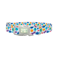 Christmas Ornaments Dog Collar - plastic silver