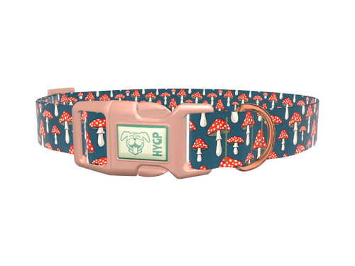 Halloween Mushroom Dog Collar
