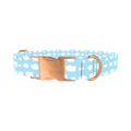 Cloud Pattern Dog Collar - metal rose gold