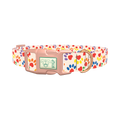 Heart Paw Dog Collar - plastic rose gold