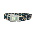 Space Astronaut Dog Collar - plastic silver
