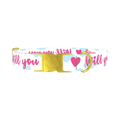Romantic Heart Dog Collar - metal gold