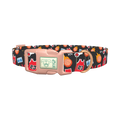 Flaming Basketball Dog Collar - plastic rose gold