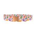 Dinosaur Mix Dog Collar - metal rose gold