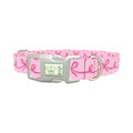 Bow Garland Dog Collar - plastic silver