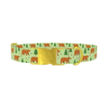 Forest Bear Dog Collar - metal gold