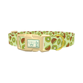 Kiwi Fruit Dog Collar - plastic gold