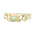 Bee and Sunflower Dog Collar - plastic gold