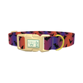 Halloween Bat Dog Collar - plastic gold