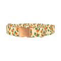 Floral Fruit Dog Collar - metal rose gold